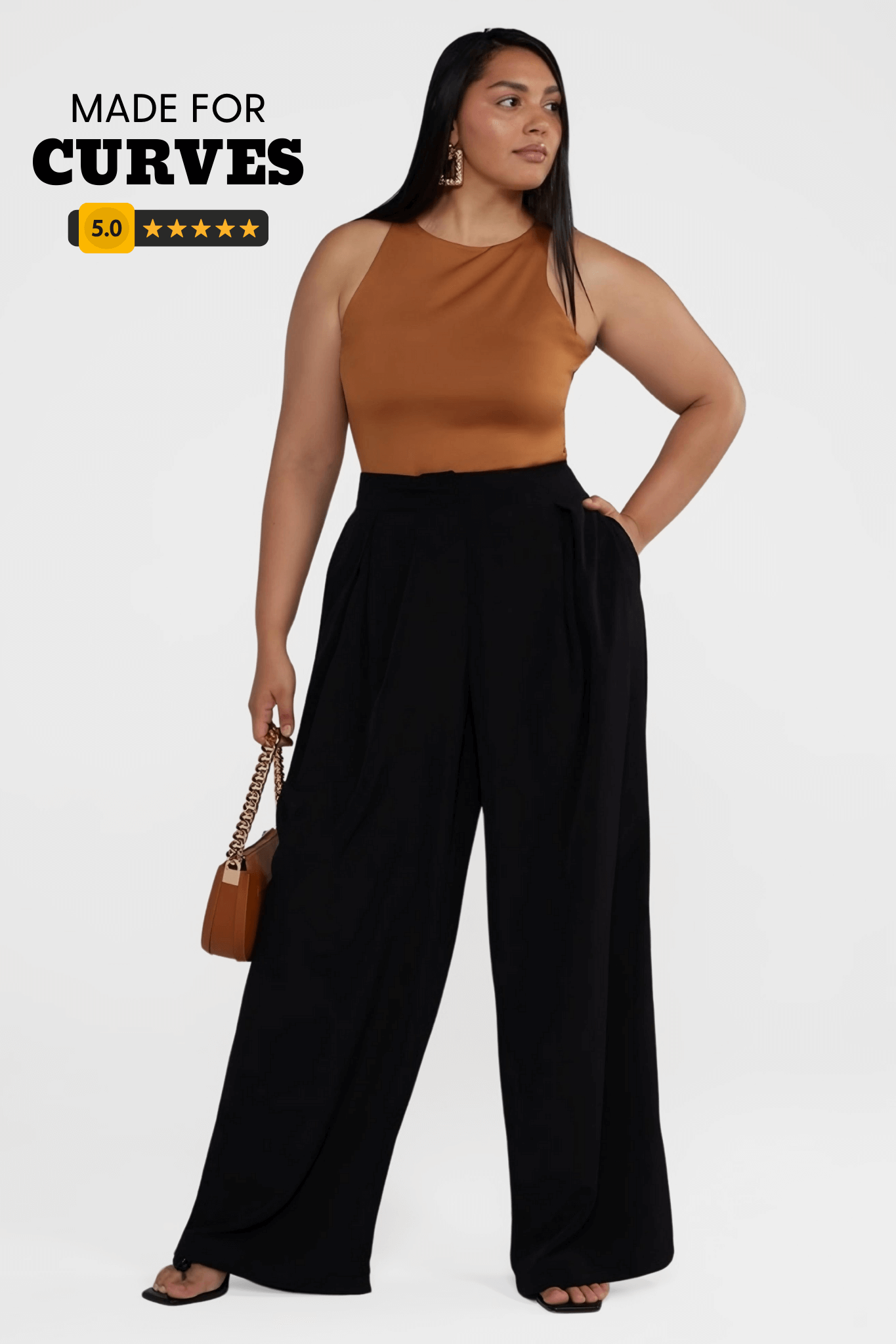 Plus size high waisted pants hotsell