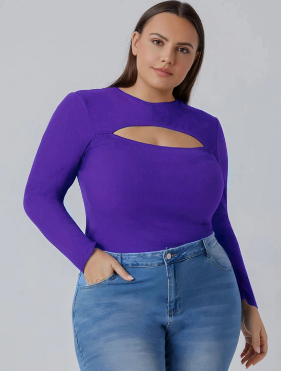SAVE Rs. 200 - Pluswear Premium Ribbed Cutout Neck Top - Buy 2 Offer