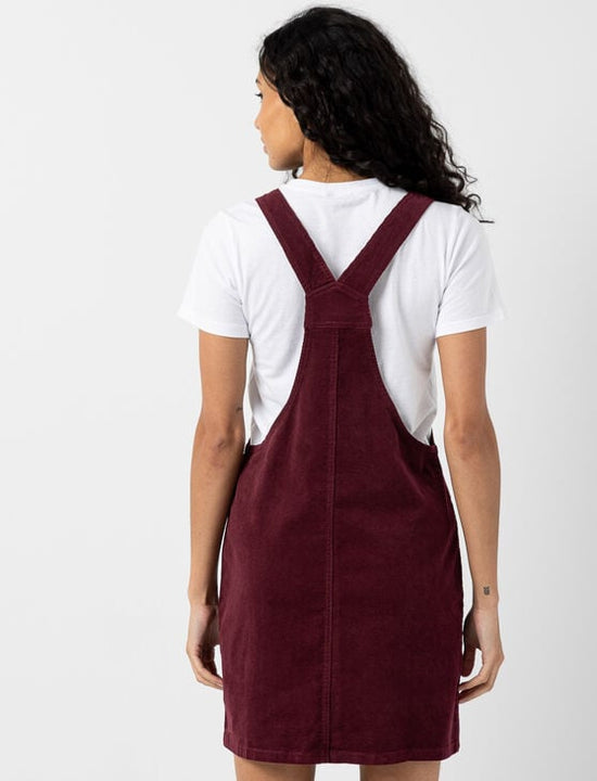 Plus Suspender Strap Corduroy Pinafore Dress Without Tee D2046