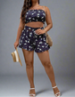 Plus Tube Top & Shorts Set K205