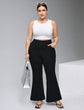Pluswear Premium Flare Leg High Waisted Pants