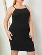 Plus Adjustable Straps Cami Dress S1