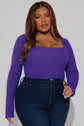 SAVE Rs. 200 - Pluswear Premium Ribbed Square Neck Top - Buy 2 Offer