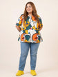 Pluswear Everyday Drop Shoulder Abstract Print A-Line Tshirt