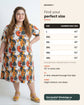 Pluswear Everyday Drop Shoulder Abstract Print Pocket A-Line Tshirt Dress