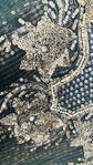 Plus Sequin Embellished Butterfly Cape Top D4000