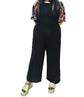 Plus Solid Wide Leg Elastic Waist Pants T2224